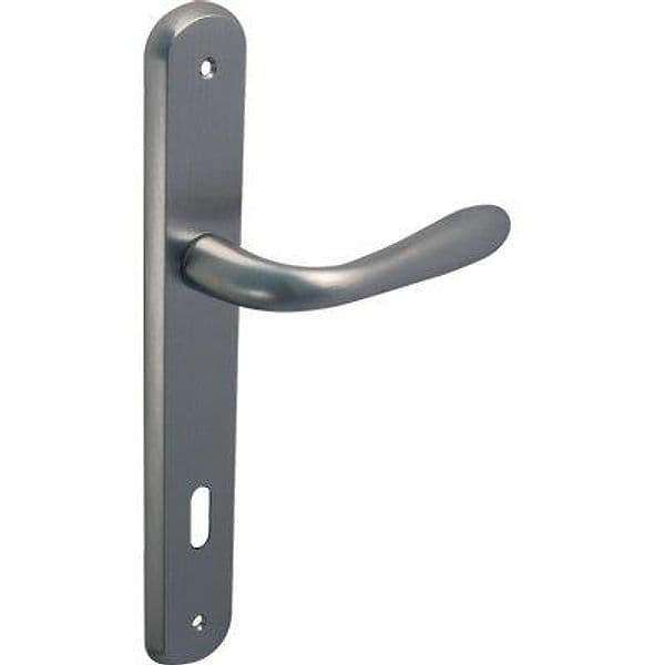 Maniglia Goccia Cromo Placca Foro Patent Q8 Int 90 mm 2 Pezzi - 2
