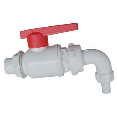 Rubinetto Valvola a Sfera Pp con Beccuccio Pp Mm 20X½ M - 2