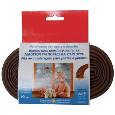 Parafreddo Geko Strip Profilo P Gomma Epdm Espansa Marrone 6 m 10 Pezzi - 2