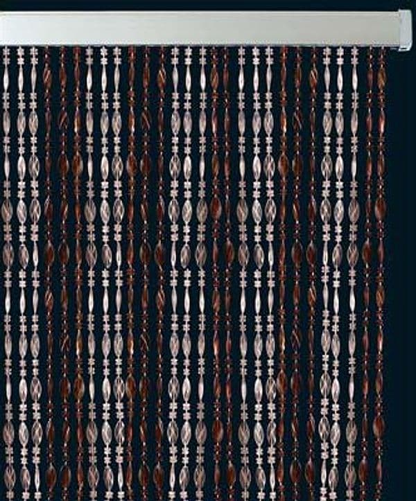 Tendina Pronta Twist Plastica Kristal Marrone Cm 120 H.cm 230 - 2