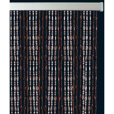 Tendina Pronta Twist Plastica Kristal Marrone Cm 120 H.cm 230 - 2
