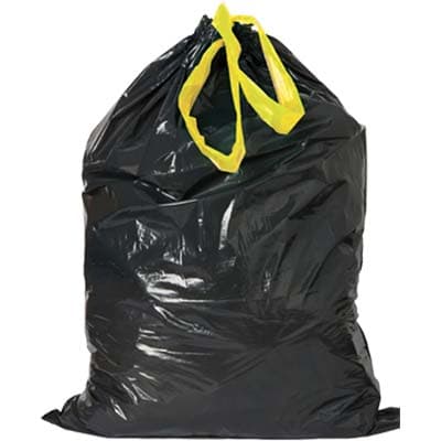Sacco Immondizia Casa con Maniglie Nero 55 x 65 cm 15 Pezzi - 2