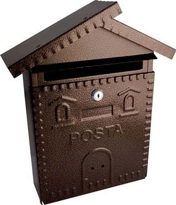 Cassetta Posta Casetta 700 Acciaio Vern Nero Rame Mm 280X90 H.mm 350 – Mille