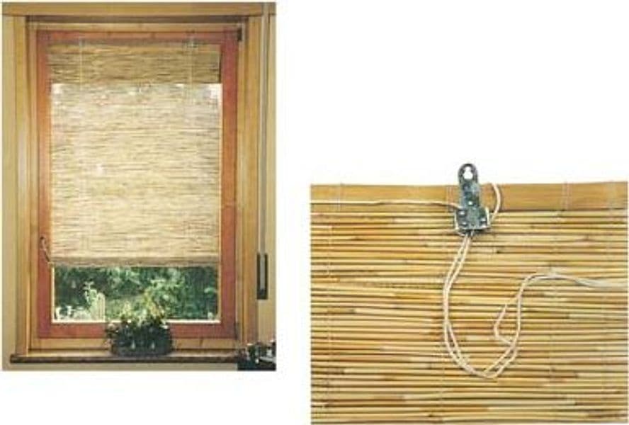 Tapparella Canne Bamboo con Carrucole Cm 90 H.cm 180 - 2