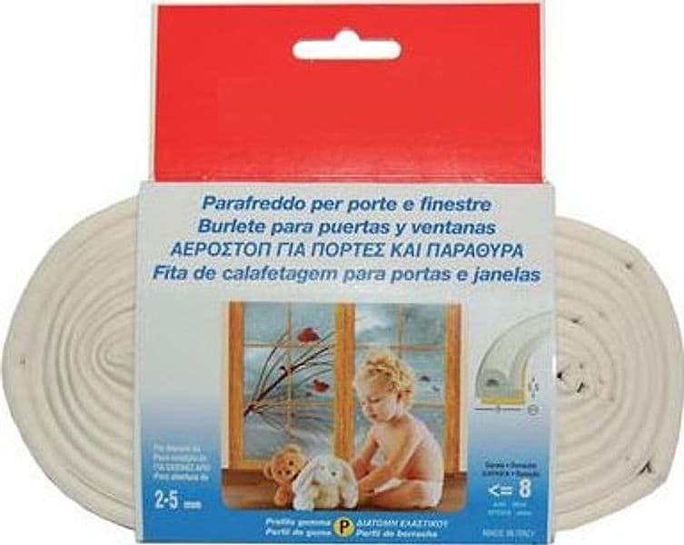 Parafreddo Geko Strip Profilo P Gomma Epdm Espansa Bianco 6 m 10 Pezzi - 2