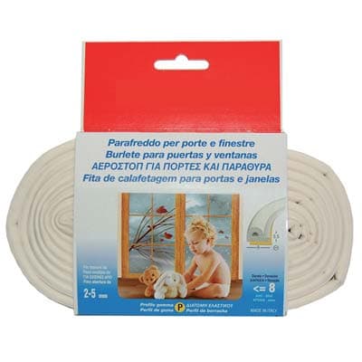 Parafreddo Geko Strip Profilo P Gomma Epdm Espansa Bianco 6 m 10 Pezzi - 2