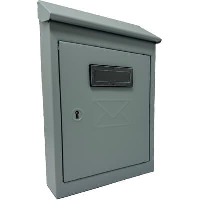 Cassetta Posta Tradizione Egizia Maxi Acciaio Vern Grigio Mm 200X60 H.mm - 2