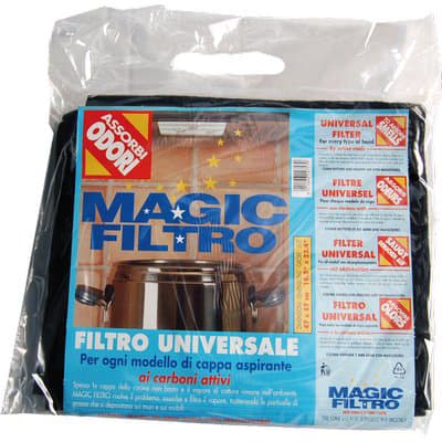 Filtro per Cappa Aspirante Odori Magic Nero 47 x 57 cm 5 Pezzi - 2