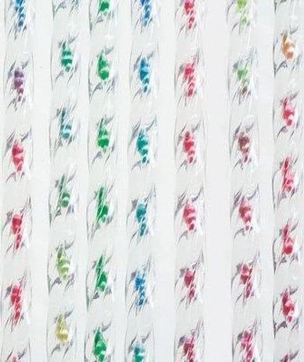 Tendina Pronta Lux 148 Fili PVC Ritorto 4 Colori Cm 120 H.cm 240 - 2