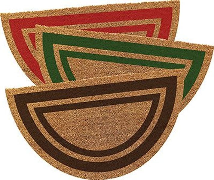 Zerbino Bordo 14 Mezzaluna Cocco con PVC 40 x 70 cm 2 Pezzi - 2