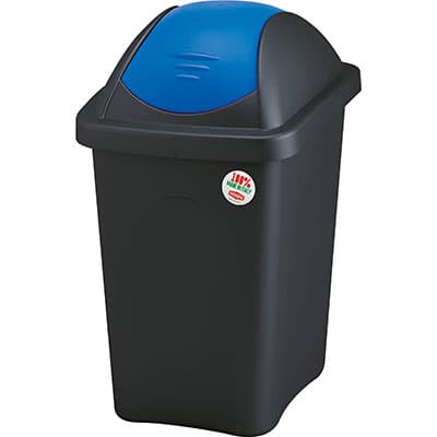 Bidone Immondizia Multipat Stefanplast Blu H 39 x 39 cm 60 L 68 cm 2 Pezzi - 2