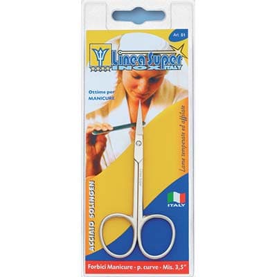 Forbice Manicure Super De Luca Acciaio 3,5 9 cm 3 Pezzi - 2