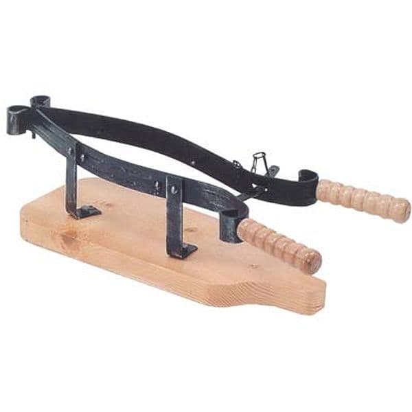 Fermaprosciutto Forgiato Acciaio Legno - 2
