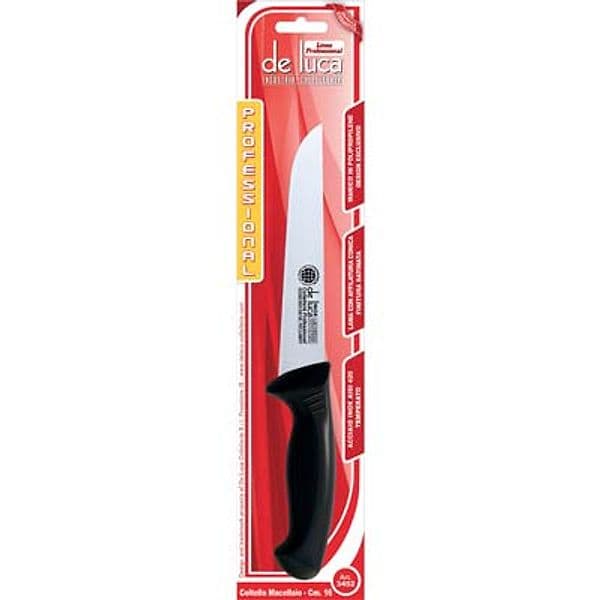 Coltello Macellaio Professional De Luca Manico Plt Inox 16 cm 2 Pezzi - 2