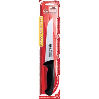 Coltello Macellaio Professional De Luca Manico Plt Inox 18 cm 2 Pezzi - 2