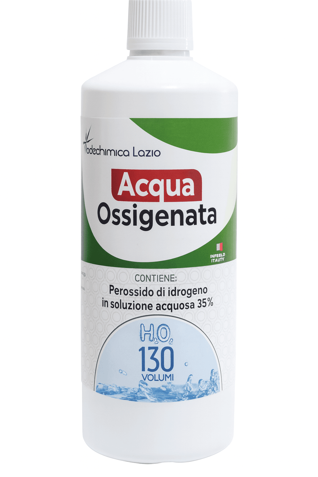 Acqua Ossigenata 130 Volumi Confezione 12 Pezzi Lt 1 Soluzione 12 Pezzi - 2