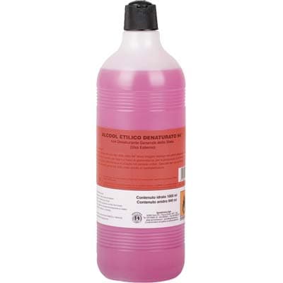 Alcool Etilico Denaturato 94 ° 1 L 12 Pezzi - 2