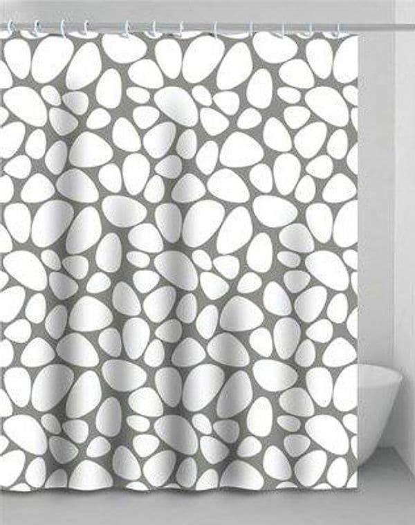 Tenda Doccia Stone in Vinile con Anelli Cm 240X200 - 2