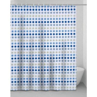 Tenda Doccia Palline in Vinile con Anelli Cm 240X200 - 2