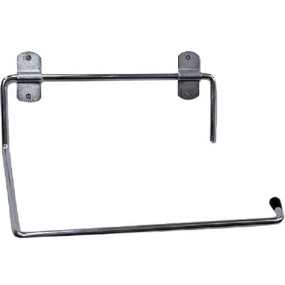 Porta Rotolo Carta Asciugamani a Parete Minutex Acciaio Zincato Cm 28 H.cm - 2
