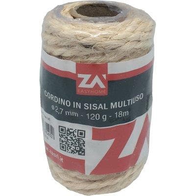 Spago Sisal L.18 m Ø 2,7 mm 3 Pezzi - 2