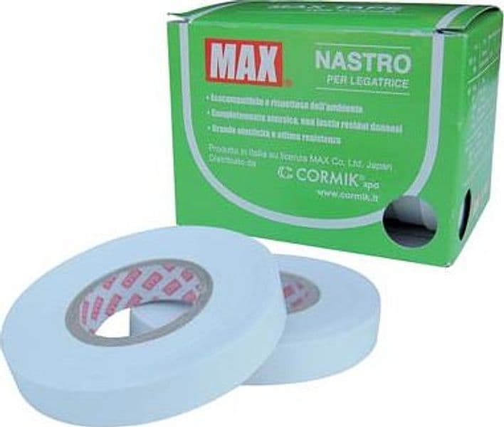 Nastro per Legatrice Originale Max Bianco 40 ml 11 mm 10 Pezzi - 2