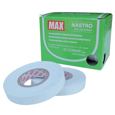Nastro per Legatrice Originale Max Bianco 40 ml 11 mm 10 Pezzi - 2