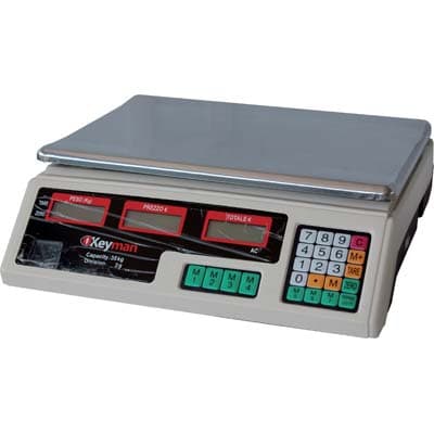 Bilancia Digitale 420100 Effe Kg 35 2 g Display Lcd Piatto Cm 34X23 - 2
