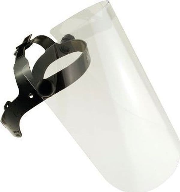 Visiera Policarbonato Fast Light H.cm 30 con Reggicapo - 2