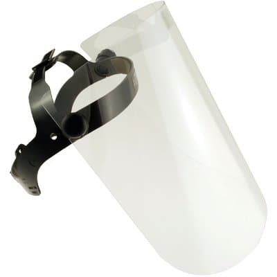 Visiera Policarbonato Fast Light H.cm 30 con Reggicapo - 2