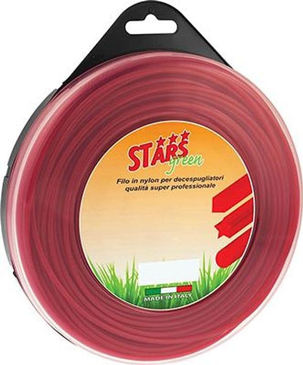 Filo per Decespugliatore Tondo Corallo Stars Mm 2,4 90 m - 2