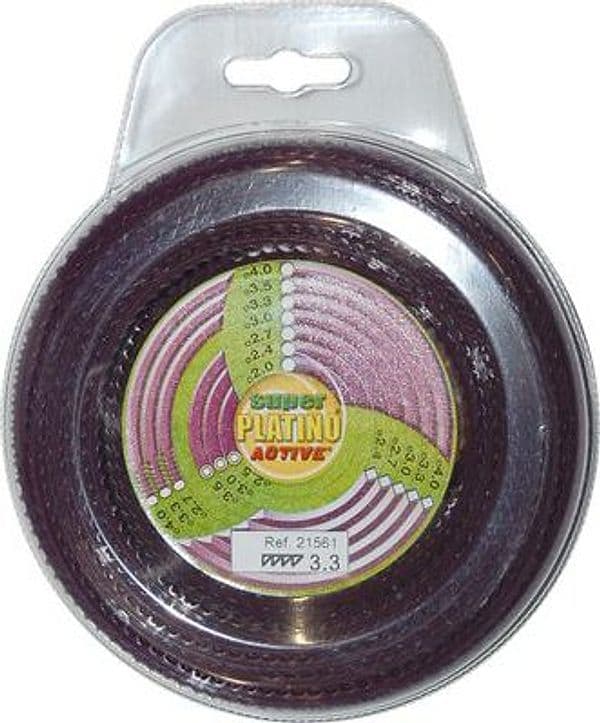 Filo per Decespugliatore Platino Seghettato Active Mm 4 15 m - 2
