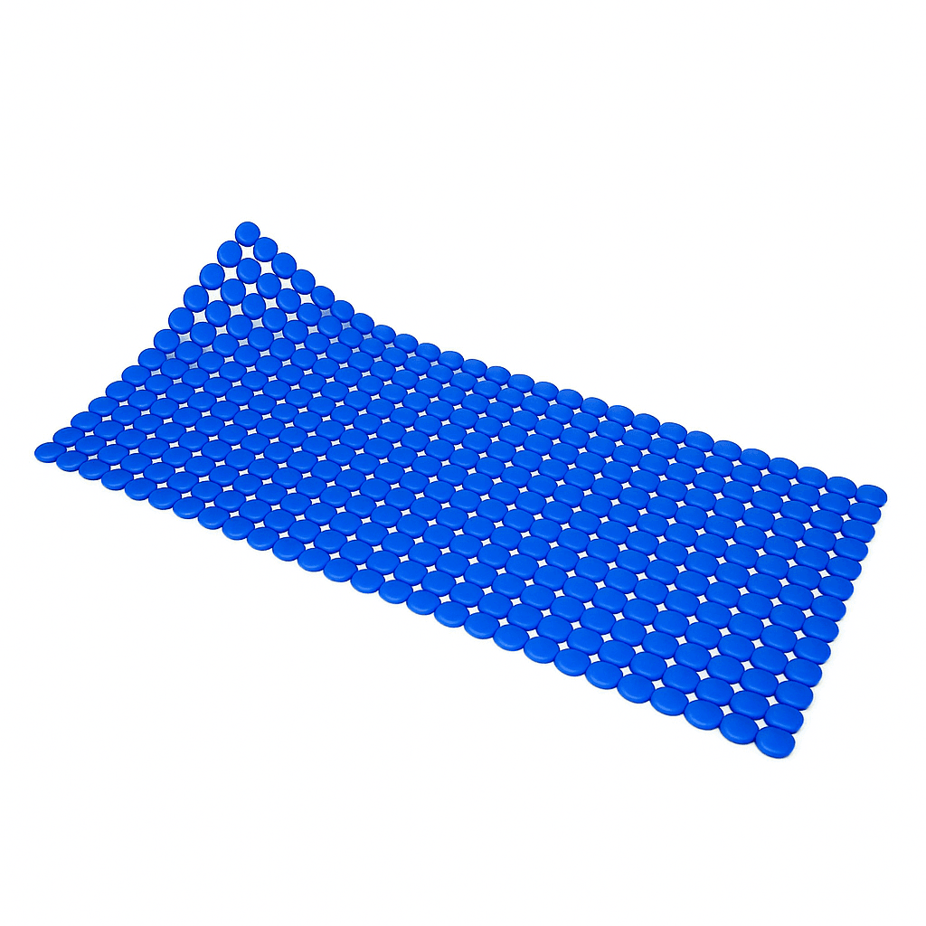 Tappeto Antiscivolo per Vasca Mod Rondo' 72 cm x 36 Dh Blu - 2