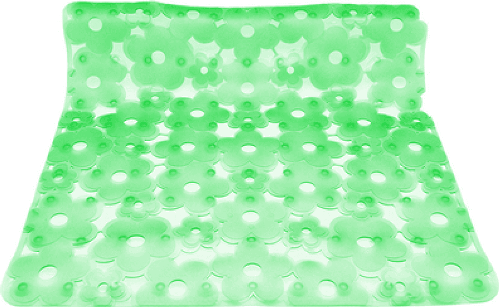 Tappeto Antiscivolo per Doccia Mod Margherita 52 cm x 52 Dh Verde - 2