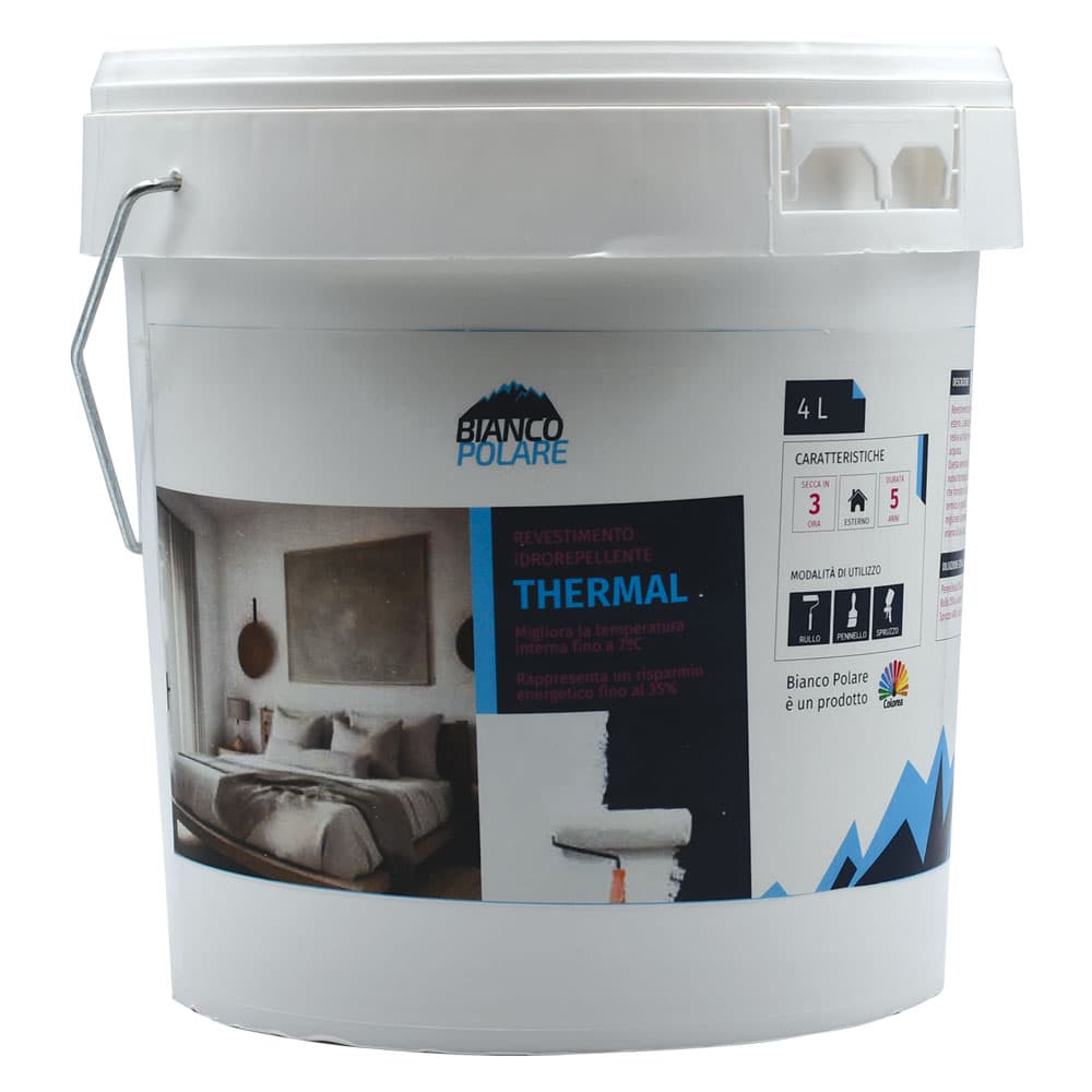Rivestimento Idrorepellente Bianco Polare Thermal 14 lt - 2