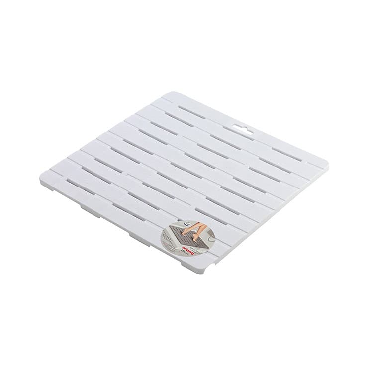 Pedana Doccia Rigida 55 x 55 cm Bianca in Plastica PP Linea Winny Feridras - 2