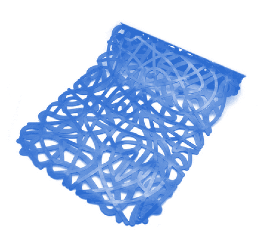 Tappeto Antiscivolo per Vasca Mod Mix 72 cm x 36 Dh Blu - 2