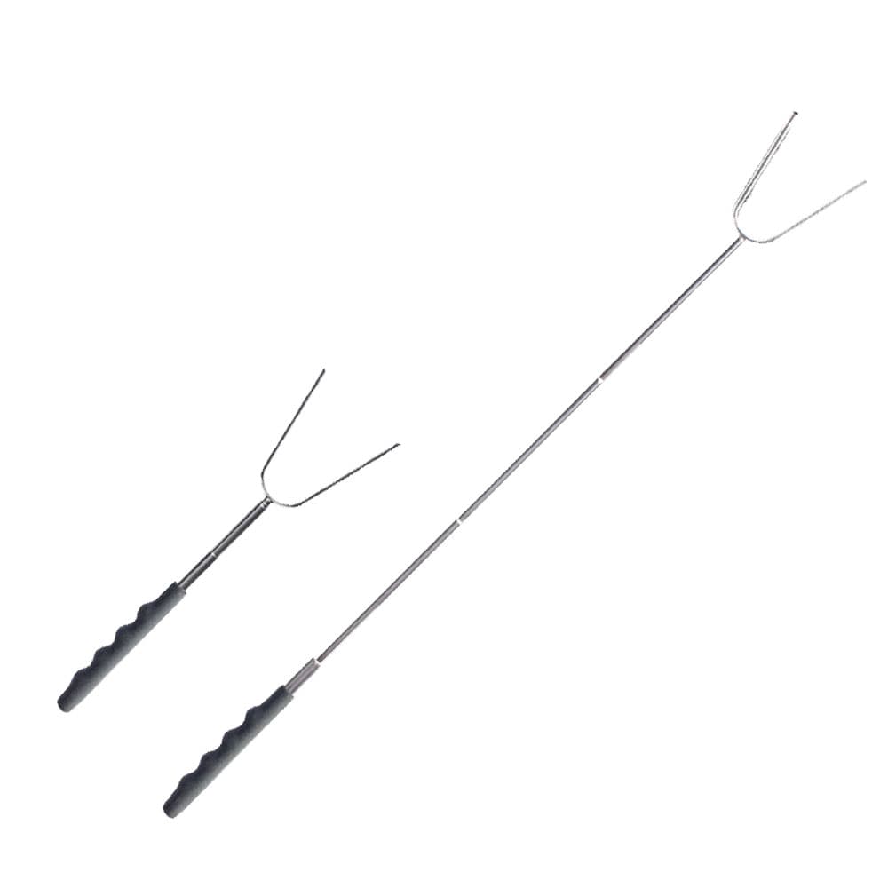 Forchettone Estensibile per Barbecue > 72 24 cm - 2