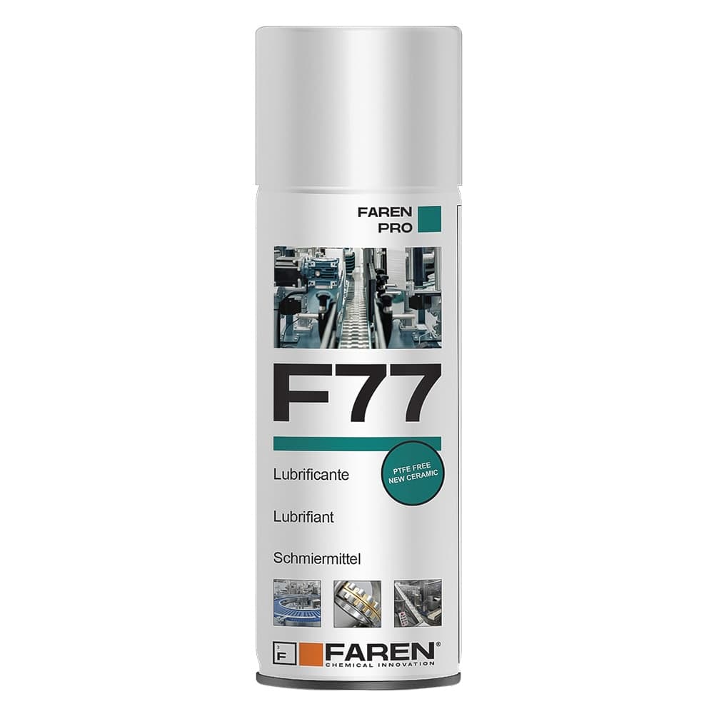 Grasso Lubrificante Ptfe Spray Faren F77 12 Pezzi 400 ml