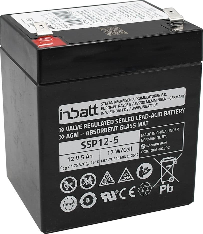 Batteria per Elettrificatore a Pannello Solare Albert Kerbl Sun Power 12v 4