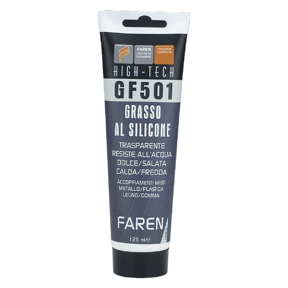 Grasso al Faren Gf 501 Silicone in Tubetto 125 ml - 2
