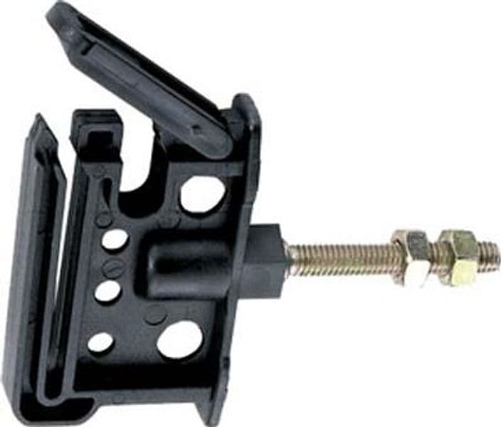 Isolatore Elettrorecinzione Piatto Vite Ferro 40 mm 25 Pezzi - 2