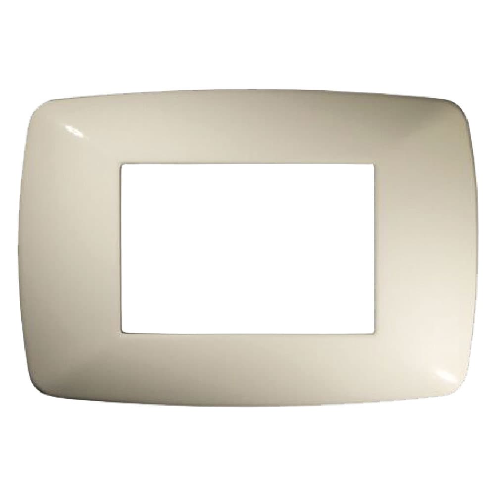Placca Feb Brio Colore Bianco 3 Posti 3203 Wh - 2