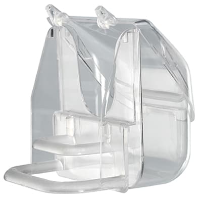 Mangiatoia con Posatoio per Gabbia Uccelli Ferplast H 9 x 9 cm 9 cm 6 Pezzi - 2