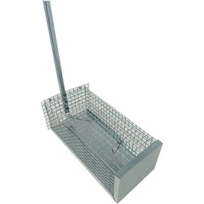 Trappola Topi a Galleria Acciaio Zinc H 13 x 31 cm 11 cm 2 Pezzi - 2