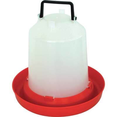Abbeveratoio Avicoli a Sifone con Maniglia Contro Pp D 5 L 30 cm 10 Pezzi - 2