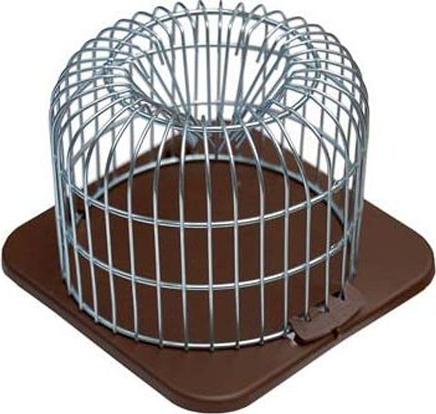 Trappola Topi Rotonda Fondo Plastica Acciaio Zinc 12 x 12 cm 5 Pezzi – Autres