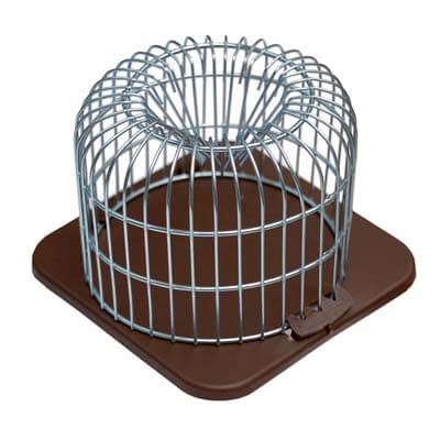 Trappola Topi Rotonda Fondo Plastica Acciaio Zinc 12 x 12 cm 5 Pezzi - 2