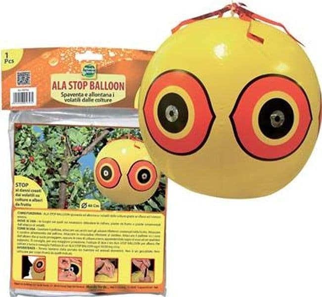 Spaventa Volatili Pallone Stars Gonfio Sgonfio 40 cm 60 cm 12 Pezzi - 2