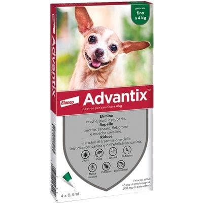 Antiparassitario Advantix Cani Elanco 4 0 kg 4 Pezzi - 2